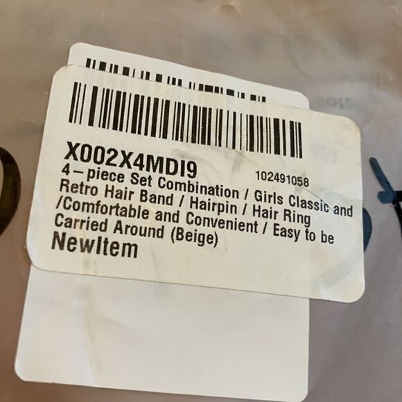 FASHION Four piece set combination classic and retro hairband/hairpin/hair ring - Picture 6 of 6